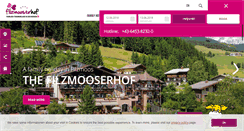 Desktop Screenshot of filzmooserhof.at