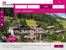 Tablet Screenshot of filzmooserhof.at